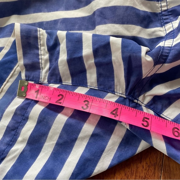 Scotch & Soda Mens Blue and White Striped Swim Shorts Trunks Drawstring M - Picture 11 of 15